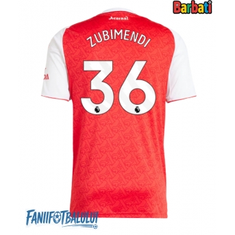 Arsenal Martin Zubimendi #36 Tricou Fotbal Replică 2025-26 Barbati Acasa